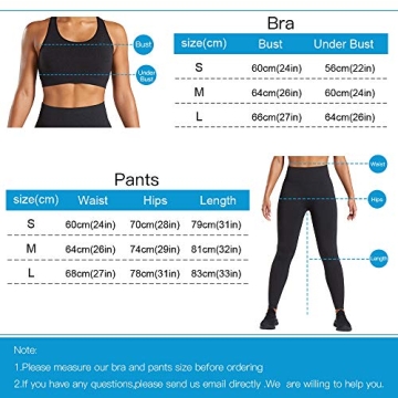 WodoWei Seamless Workout Set for Women - Yoga Leggings