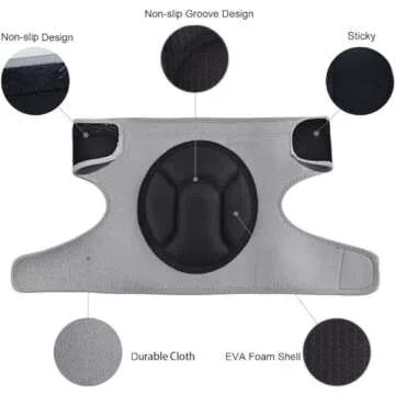 JYSW Gardening Knee Pads, Knee Protectors Home Protective Cushion with Lightweight EVA Foam Cushion, Soft Inner Liner, Easy Fit with Adjustable Straps for Cleaning Work Scrubbing Floors Pruning (M)