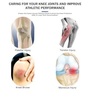 JYSW Gardening Knee Pads, Knee Protectors Home Protective Cushion with Lightweight EVA Foam Cushion, Soft Inner Liner, Easy Fit with Adjustable Straps for Cleaning Work Scrubbing Floors Pruning (M)