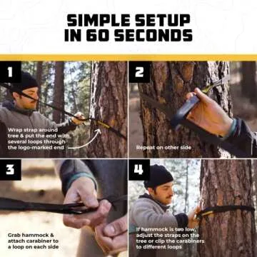 Wise Owl Outfitters Hammock for Camping Single Hammocks Gear for The Outdoors Backpacking Survival or Travel - Portable Lightweight Parachute Nylon SO Charcoal Rose