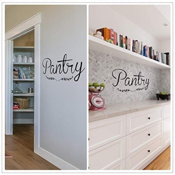 Stylish Laundry and Pantry Decals for Elegant Home Decor