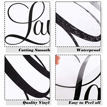 Stylish Laundry and Pantry Decals for Elegant Home Decor