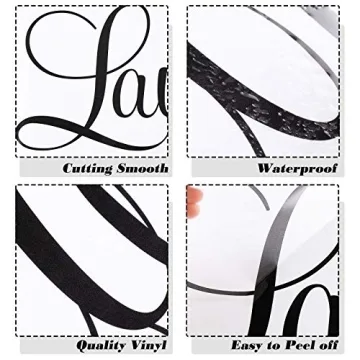 Stylish Laundry and Pantry Decals for Elegant Home Decor