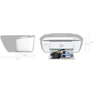 Compact HP DeskJet 3752 Wireless Color Inkjet Printer