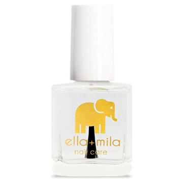 ella+mila What The Gel? - Clear Nail Polish Top Coat - Quick Dry Nail Polish Top Coat with Glossy Fi...