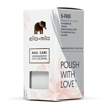 ella+mila What The Gel? Clear Nail Polish Top Coat
