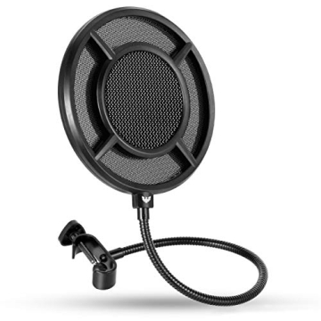 Professional Dual Layer Pop Filter for All Microphones