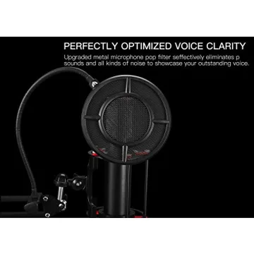 Professional Dual Layer Pop Filter for All Microphones