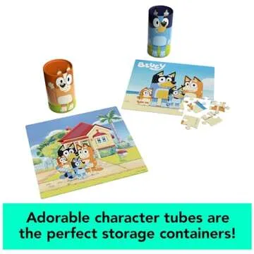 Spin Master Games, 36-Piece Bluey Puzzles 2-Pack, Bluey Toys, Puzzles, for Kids Ages 3 & Up