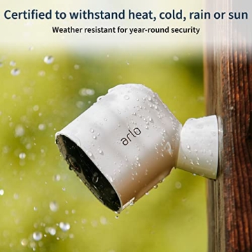 Arlo Pro 4 Security Camera - 2K Video, 3-Pack