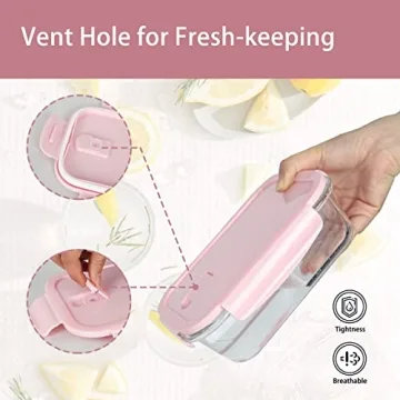 ZRRHOO 10 Pack Glass Food Storage Containers Set