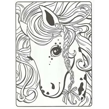 Lisa Frank Color and Trace Book with Stand-up Characters