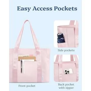 Prite Tote Bag with Laptop Compartment for Women