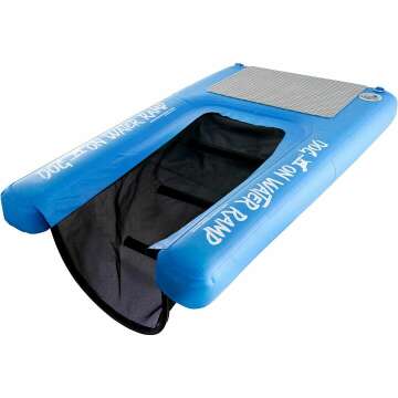 Dog on Water Ramp for Boat, Dock, or Pool. for Dogs up to 200 lbs to Easily Climb Out of The Water. ...