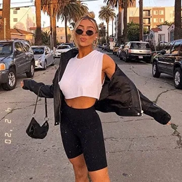 YOLIX Biker Shorts: 3 Pack High Waisted Comfort & Style