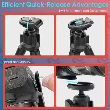 UBeesize Flexible Tripod with Remote for Recording