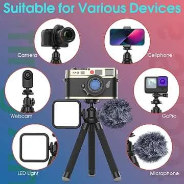 UBeesize Flexible Tripod with Remote for Recording