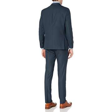 Kenneth Cole Unlisted Men's Slim Fit Suit, Medium Blue, 44R
