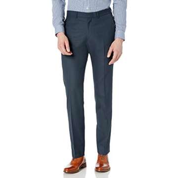 Kenneth Cole Unlisted Men's Slim Fit Suit, Medium Blue, 44R