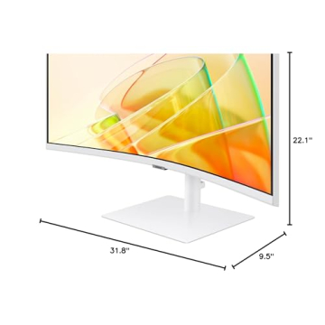 SAMSUNG 34” ViewFinity S65TC Ultra-WQHD Curved Monitor