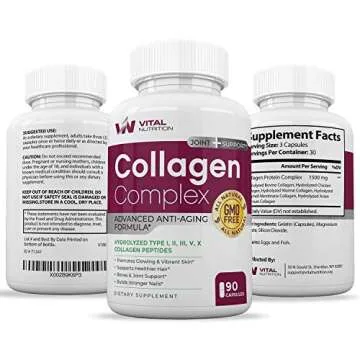 Multi Collagen Peptide Capsules for Healthy Skin & Joints