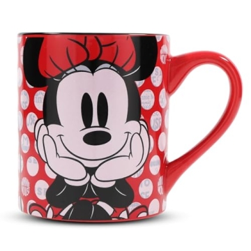 Disney Minnie Mouse Rock the Dots Ceramic Mug 14-Ounces