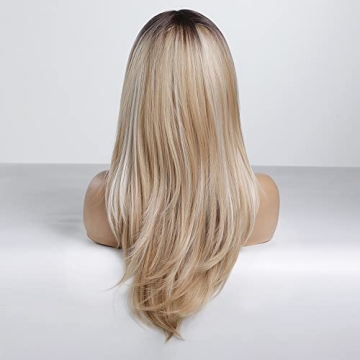 Stylish HAIRCUBE Long Curly Blonde Hair Wigs for Women