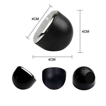 idain Car Dashboard Thermometer - Mini Vehicle Thermometer Decoration Air Vent Cilp