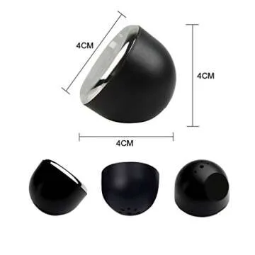 idain Car Dashboard Thermometer - Mini Vehicle Thermometer Decoration Air Vent Cilp