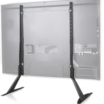 WALI Universal TV Stand for 22-65 Inch TVs - Strong & Adjustable with Anti-Slip Design