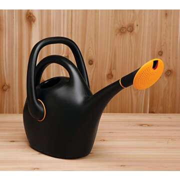 Bloem Easy Pour Watering Can, 2.6 Gallon, Black (20-47287CP)