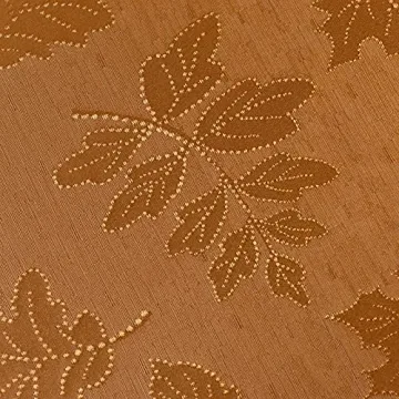 Harvest Legacy Amber-Bronze Table Cloth for Thanksgiving
