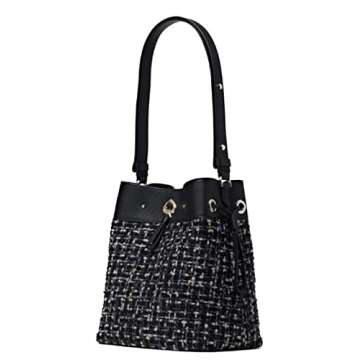 Kate Spade New York Marti Tweed Bucket Shoulder Tote