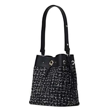 Kate Spade New York Marti Tweed Bucket Shoulder Tote