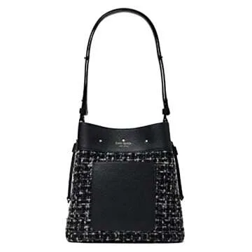 Kate Spade New York Marti Tweed Bucket Shoulder Tote