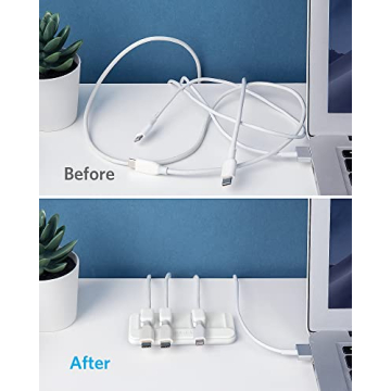 Anker Magnetic Desktop Cord Holder for USB-C & Lightning Cables