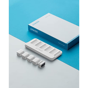 Anker Magnetic Desktop Cord Holder for USB-C & Lightning Cables