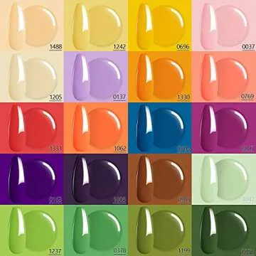 Modelones 24 Pcs Gel Nail Polish Set - 20 Pastel Colors