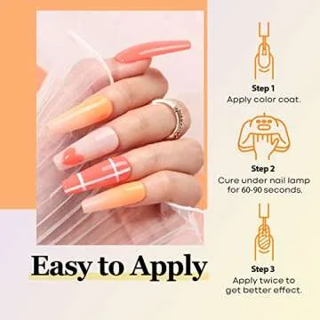 Modelones 24 Pcs Gel Nail Polish Set - 20 Pastel Colors