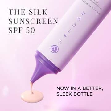 The Silk Sunscreen | Broad Spectrum SPF 50 PA++++, Weightless, Hydrating Mineral Sunscreen, New & Improved Packaging, 50 ml