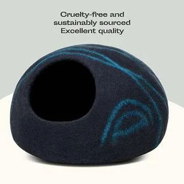 Meowfia Cat Cave: Premium Eco-Friendly Cat Bed