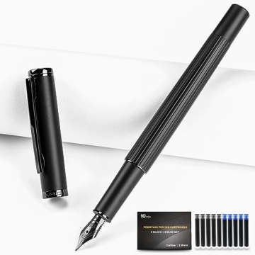 JINHAO Fountain Pen with Ink Cartridges & Converter