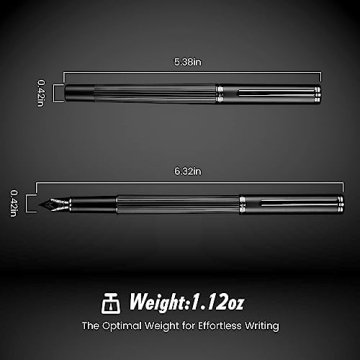 JINHAO Fountain Pen with Ink Cartridges & Converter