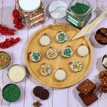 White Pearl Sprinkles - 2.7 Pounds - Bulk White Nonpareils Jimmies - Toppings for Bridal Sprinkles - Tiny Pearls for Cakes, Cookies, Cakepops