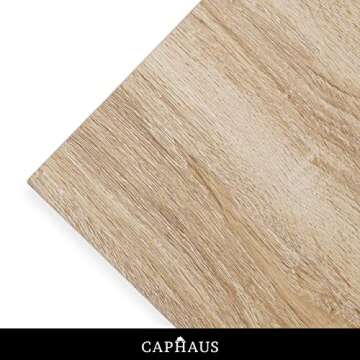 CAPHAUS 47' Natural Oak Lift Top Coffee Table with Storage, 110 lbs Capacity, 11 lbs Lifted