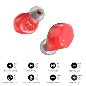 TOZO T12 Wireless Earbuds Bluetooth 5.3 Premium Sound Touch Control
