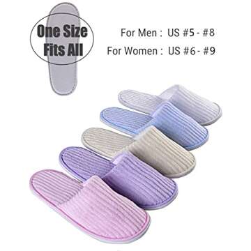 Eucoz Spa Slippers for All Occasions in Assorted Colors