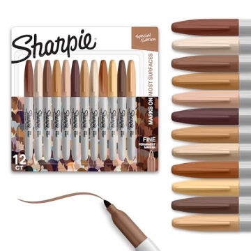 Sharpie Skin Tone Markers Set - Perfect for Art and Craft