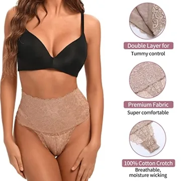 JOYSHAPER High Waist Shaperwear Thong for Women