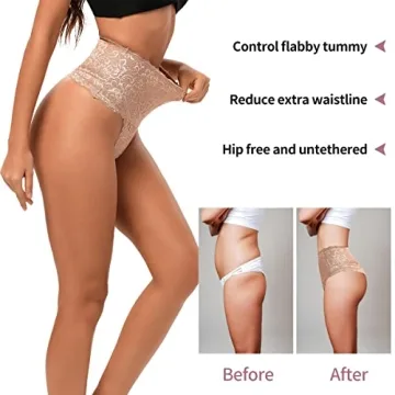 JOYSHAPER High Waist Shaperwear Thong for Women